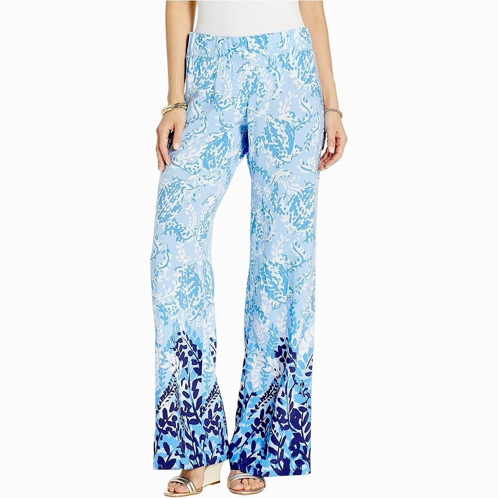 Lily Pulitzer, Blue Bal Harbour Palazzo Pants, size small